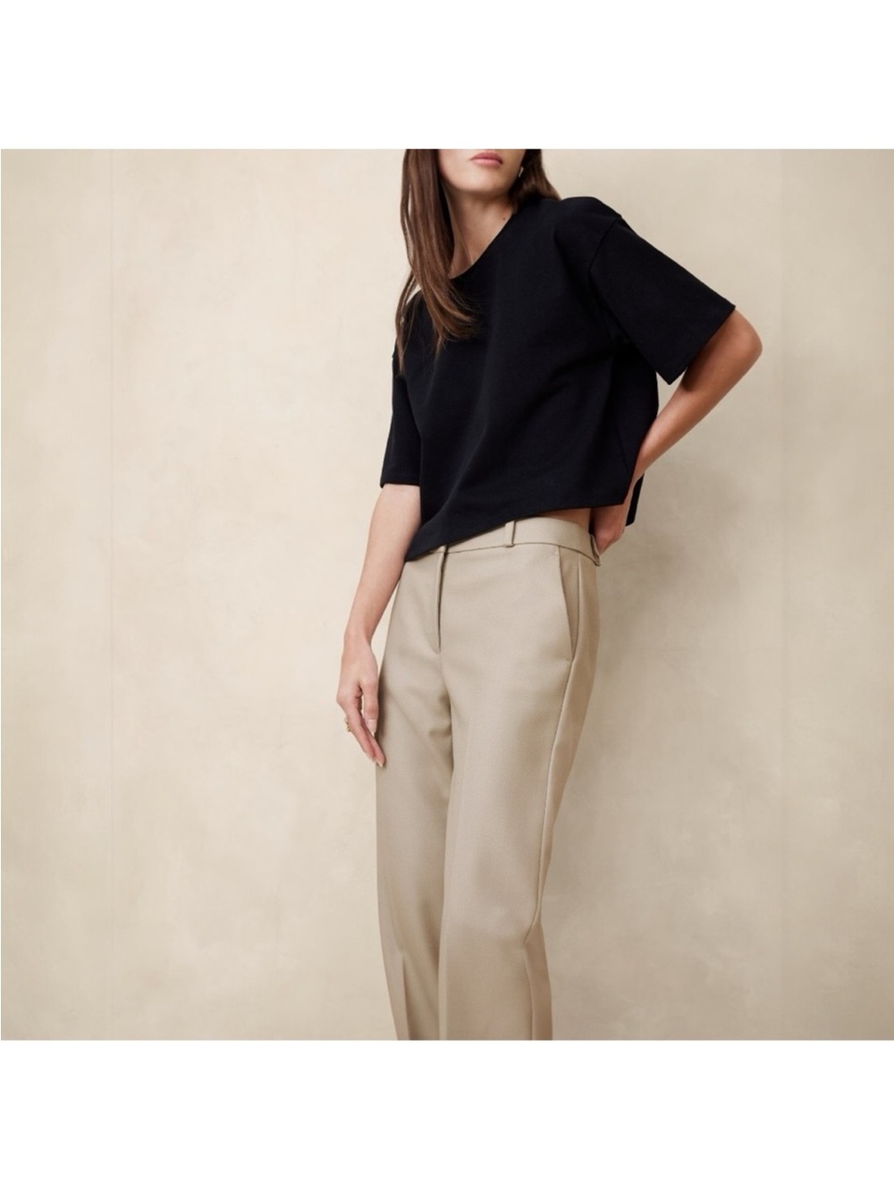 NWT Banana Republic Lido Italian Wool Pant - 4 LONG 🖥️3️⃣ - Picture 3 of 5